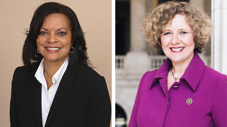 Left: Democrat Dee Thronton Right: U.S. Rep. Susan Brooks