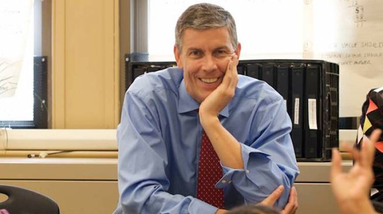 U.S. Secretary of Education Arne Duncan will make to stops in Indiana on Wednesday, Sept. 16, 2015 as part of an annual bus tour. - U.S. Department of Education