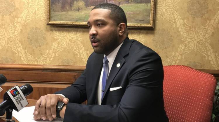 Sen. Eddie Melton (D-Merrillville) says his proposed two-year commission is not meant to interfere with an ongoing, independent review of the Department of Child Services. - Brandon Smith/IPB News