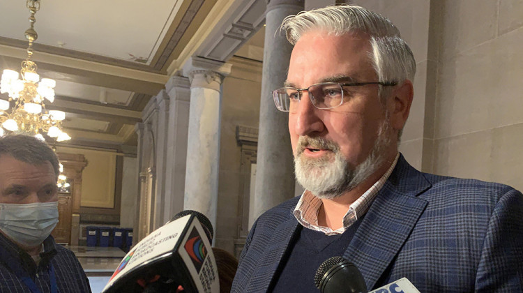 Gov. Eric Holcomb wants to end the state’s public health emergency, as long as lawmakers deliver him administrative changes that will ensure Hoosiers don’t lose access to hundreds of millions in federal dollars. - Brandon Smith/IPB News