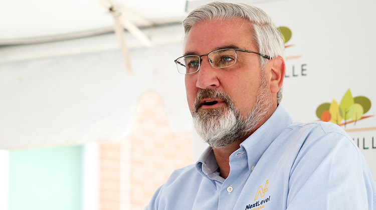 Gov. Eric Holcomb's proposed inflation relief plan would send about $225 to any Hoosier that's filed a tax return ($450 if filing jointly). - Brandon Smith/IPB News