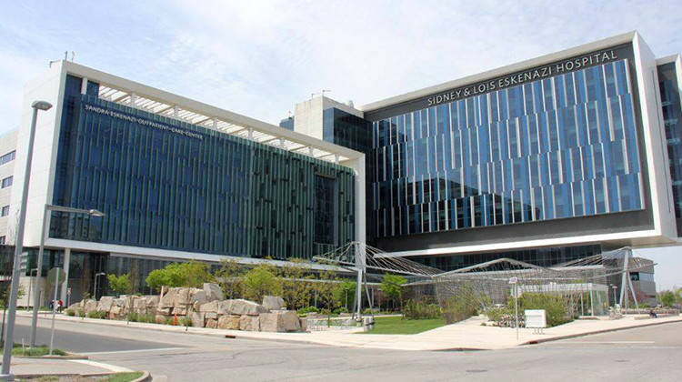 Eskenazi Hospital in Indianapolis opened in 2015. - Eskenazi Hospital