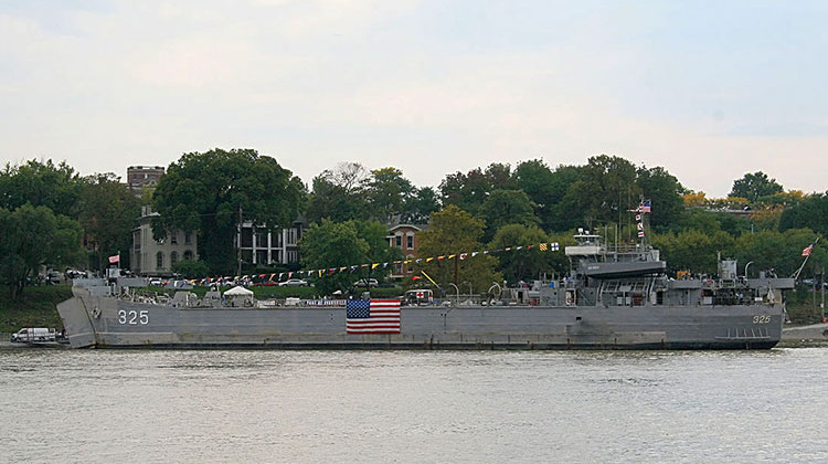 The LST 325 troop landing ship took part in the 1944 D-Day landings in France and was brought back to the U.S. from Greece in 2001 to be restored. - Greg Hume/CC-BY-SA-3.0