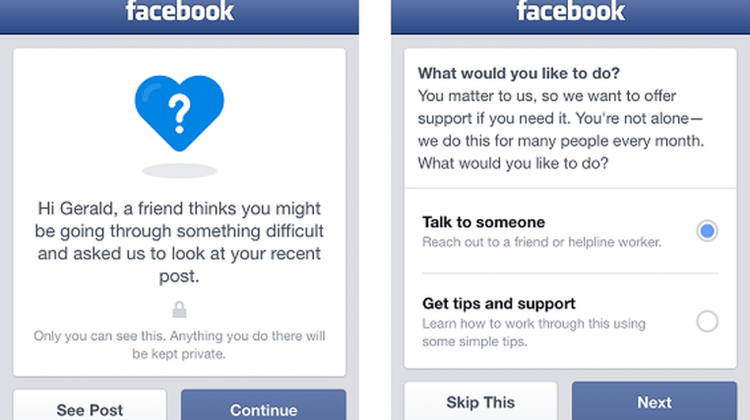 Facebook's Suicide Prevention Tools Connect Friends, Test Privacy
