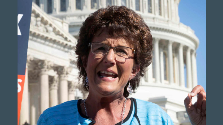 In this July 19, 2018, photo, Rep. Jackie Walorski, R-Ind., speaks on Capitol Hill in Washington. - AP Photo / J. Scott Applewhite, File