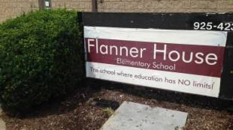 Flanner House Elementary closes its doors today.  - Sam Klemet/WFYI
