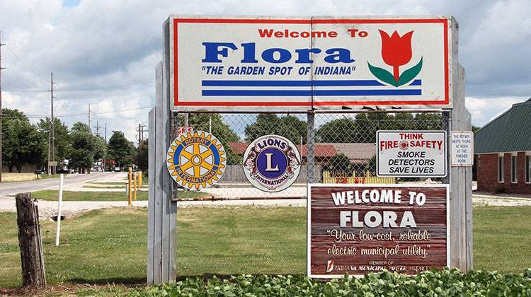 Flora, about 60 miles north of Indianapolis, will have its former train depot restored in its original, central location. - file photo