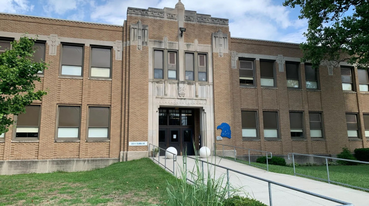 Francis Parker Montessori School 56 in Indianapolis is one of six school buildings that will close at the end of the 2022-23 school year. - Amelia Pak-Harvey / Chalkbeat