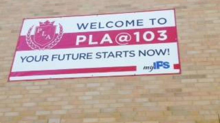 Francis Scott Key Elementary School 103 on the Fareastside is now a Phalen Leadership Academy operated as an IPS school. - Eric Weddle / WFYI Public Media