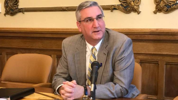 Eric Holcomb leaves Monday for his first international economic development trip as governor. - Brandon Smith/IPB