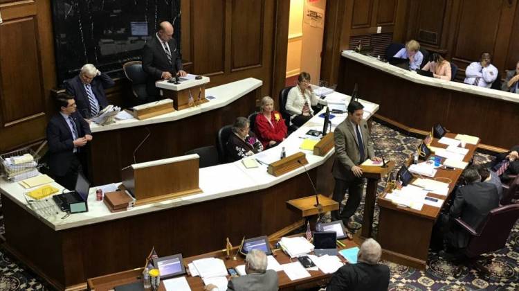 Lawmakers debated legislation well into Friday night on the House floor. - Brandon Smith/IPB