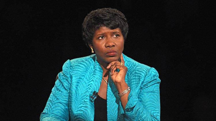 Gwen Ifill moderated the 2008 vice presidential debate in St. Louis, Mo.  - AP Photo/Don Emmert, Pool