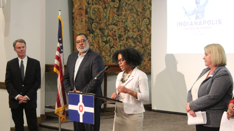 City officials announce FRSH program.  - (Photo credit City of Indianapolis)