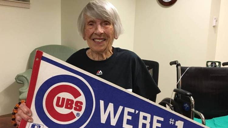 Chicago Cubs superfan Virginia Wood is celebrating her 102nd birthday next month, and she's hoping her beloved team grants her a wish â€” a World Series title.