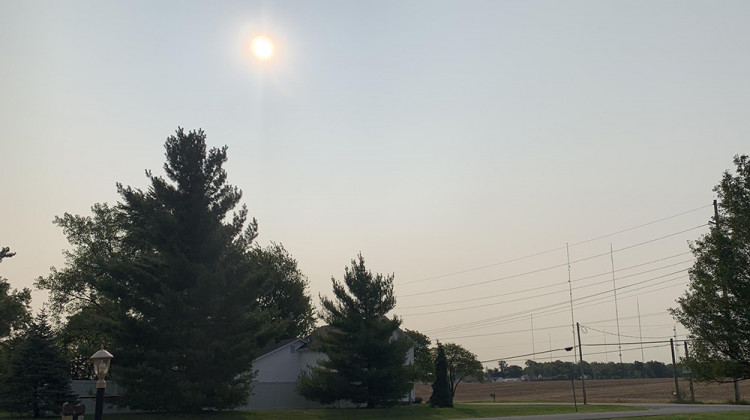 Over the next several days Hoosiers may notice that the sky has a hazy, yellowish tinge to it. - Credit Katy Anderson / WBOI