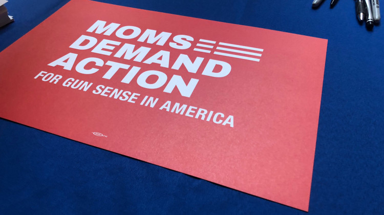 Moms Demand Action has a branch in every state, and was merged with Everytown for Gun Safety, founded after the school shooting in Newtown, Connecticut. - Carter Barrett/WFYI