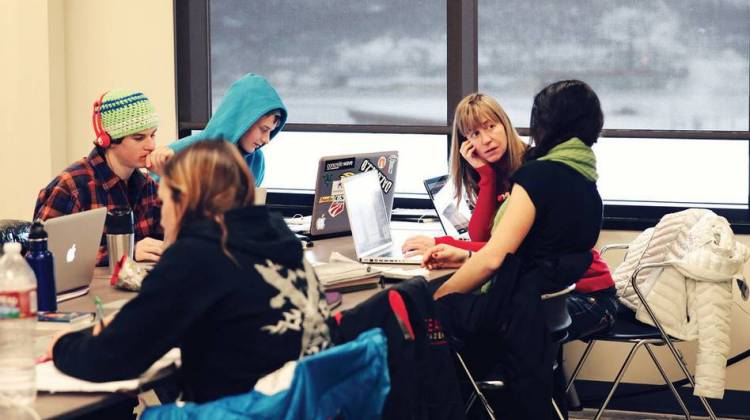 High Schoolers Hit The Slopes, And The Books, At Team Academy
