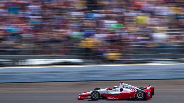 Juan Pablo Montoya overcame an early setback and held off his teammate late in the race to claim his second Indianapolis 500 victory. - Doug Jaggers