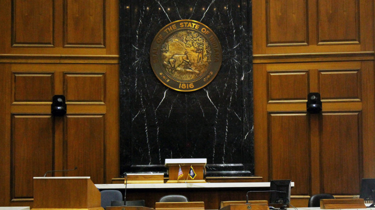 The Indiana House Chamber  - (Lauren Chapman/IPB News)