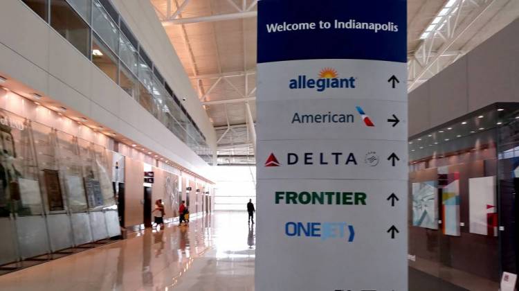 The Indianapolis International Airport will have direct flights to Paris through Delta Airlines beginning May 24, 2018. - Lauren Chapman/IPB News