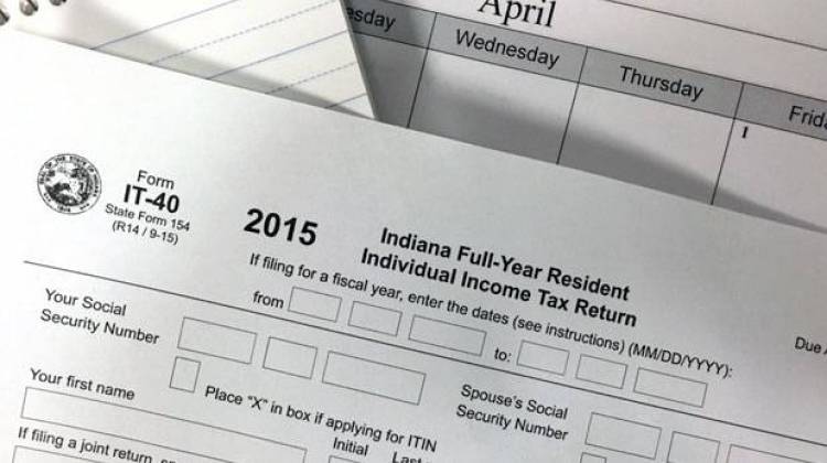 The Indiana Department of Revenue said Hoosiers still should file their individual income tax returns and pay any tax owed to minimize penalties and interest charges. - Doug Jaggers