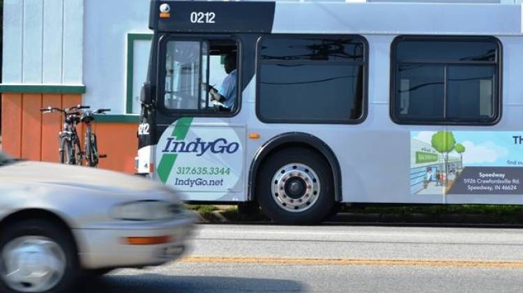An IndyGo bus. - Ryan Delaney/WFYI