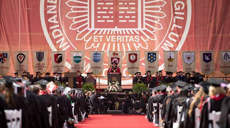 President Michael A. McRobbie will preside over IU's commencement ceremonies. - James Brosher/IU Communications