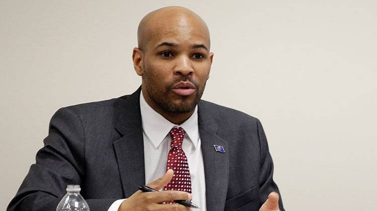 Indiana State Health Commissioner Dr. Jerome Adams. - AP Photo/Darron Cummings