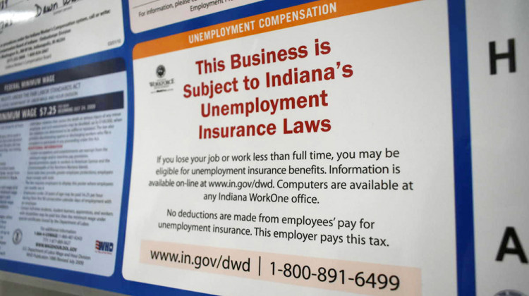 Indiana, like many states, had to borrow money from the federal government to cover the sharp increase in unemployment benefits. - Justin Hicks/IPB News