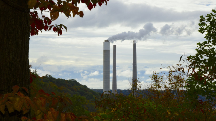 The federal government denied Ohio Valley Electric Corporation’s request for more time to close unlined coal ash ponds at the Clifty Creek Generating Station in Jefferson County. Among other things, the bill would make it so the utility doesn’t have to follow new state rules for its ponds until it can meet federal requirements.  - FILE PHOTO: Justin Hicks/IPB News