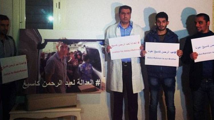 Abdul-Rahman Kassig's Syrian colleagues in Tripoli speak out for his freedom.
