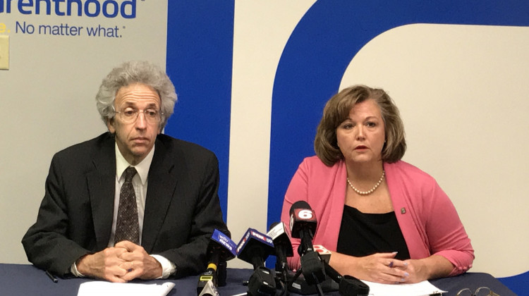 ACLU of Indiana Legal Director Ken Falk and Planned Parenthood of Indiana and Kentucky President and CEO Christie Gillespie discuss their latest court victory.  - Brandon Smith/IPB News