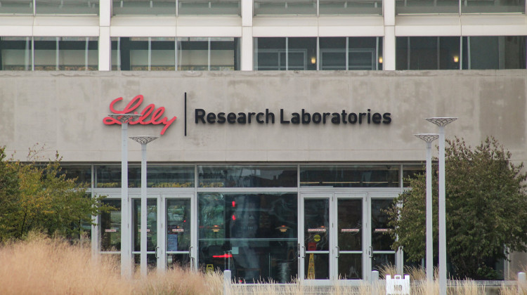 The Food and Drug Administration gave Indianapolis-based Eli Lilly emergency use authorization for its COVID-19 antibody drug Monday.  - Lauren Chapman/IPB News