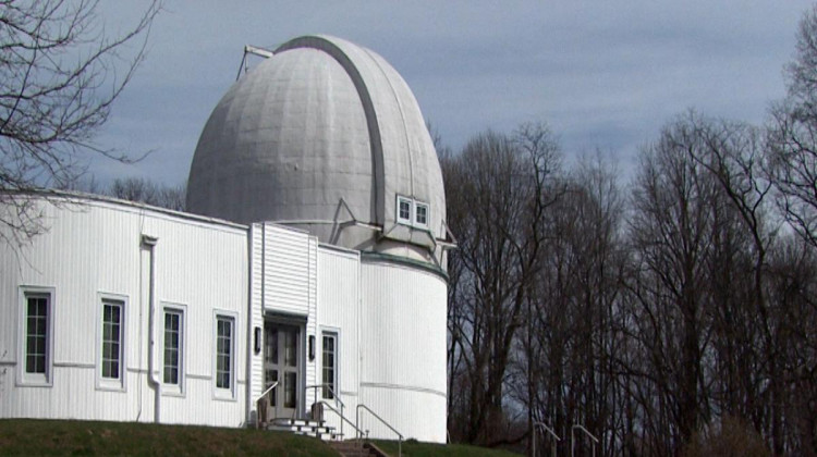 A 2016 photo of the Goethe Link Observatory in Morgan County. - (WTIU/WFIU News)