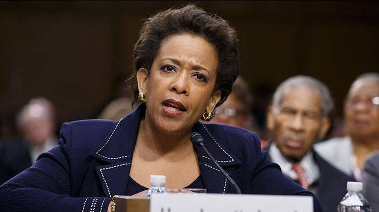 U.S. Attorney General Loretta Lynch, seen here testifying before the Senate Judiciary Committee, was in Indianapolis Monday. - AP Photo/J. Scott Applewhite