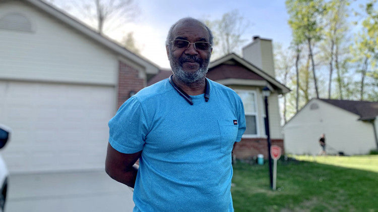Ray Lay, who has been in recovery for more than a decade, is working to help others access the mental health care they need by volunteering at local hospitals and community organizations in Indianapolis. - Farah Yousry/Side Effects Public Media