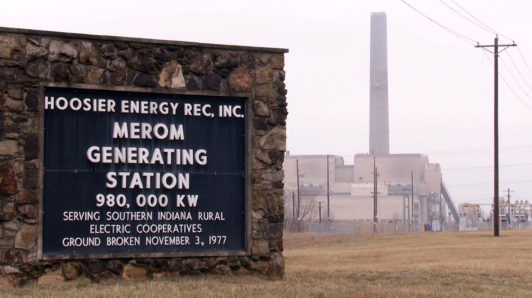 Activists urge Indiana to act on pollution violations at coal plant that's no longer closing