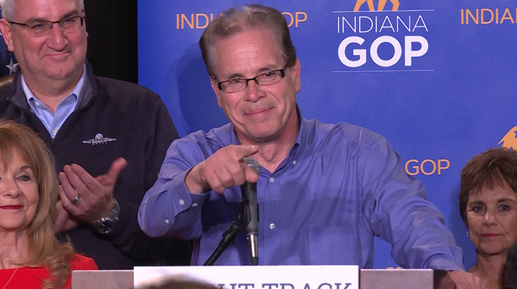 Sen. Mike Braun (R-Ind.) says he’ll be “disappointed” if the federal government provides any financial support for state and local government budgets in future COVID-19 relief packages. - FILE PHOTO: Tyler Lake/WTIU