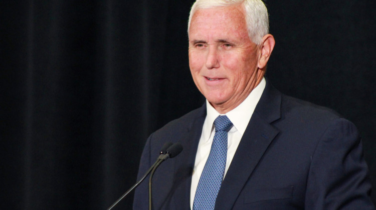 Former Vice President Mike Pence said he hopes the Republican presidential primary debate will allow voters to learn more about him.  - Brandon Smith/IPB News