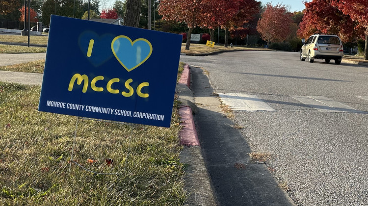 Monroe County Community Schools was one of eight districts seeking a property-tax referendum on ballots in the midterm election.  - Lauren Bavis / WFYI