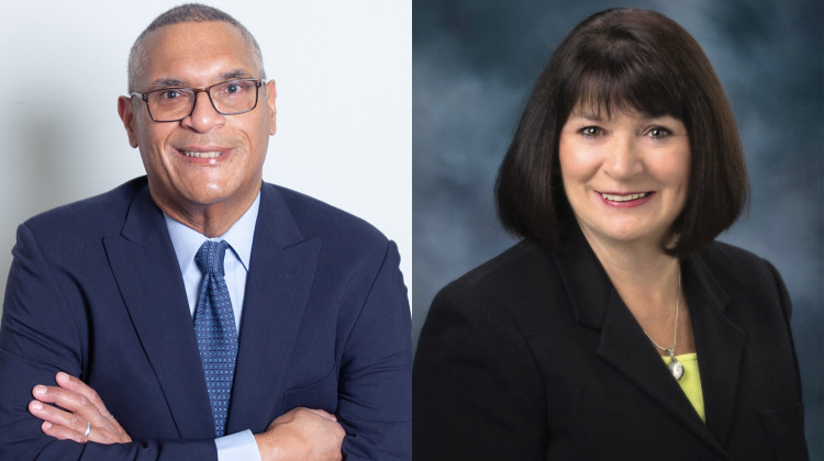 Democratic gubernatorial candidate Woody Myers, left, named former state Rep. Linda Lawson, right, as his running mate.  - Courtesy of the Myers campaign