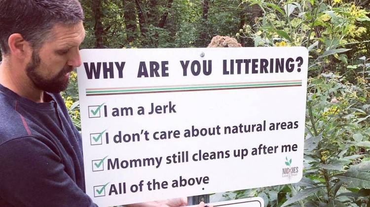 Indiana Group Aims To Shame Litter Bugs With New Signs