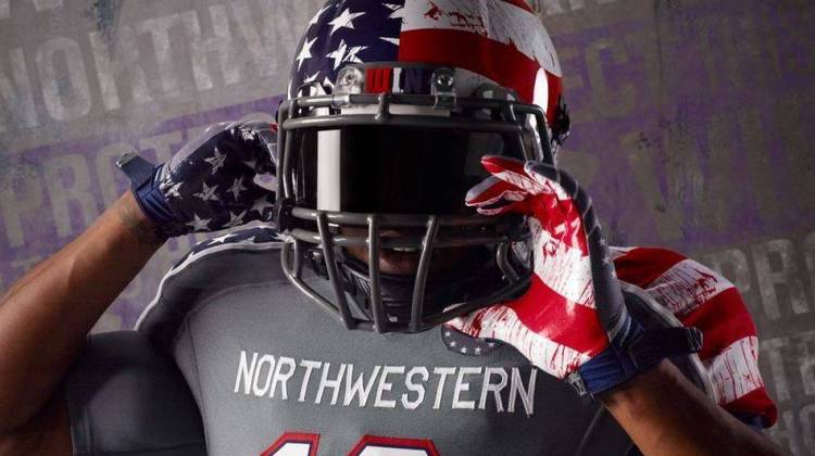 Splattered Flag-Themed Football Uniforms Have Many Seeing Red