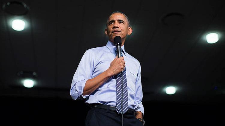 President Barack Obama speaks at Ivy Tech Community College on Friday, Feb. 6, 2015. - Evan Vucci, Associated Press