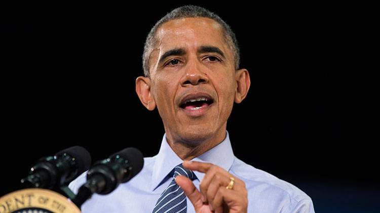 President Barack Obama speaks at Ivy Tech Community College. - AP Photo/Evan Vucci