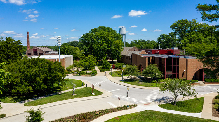 Olin Hall and the Rose-Human Institute of Technology campus in Terre Haute. - Provide by Rose-Hulman Institute of Technology