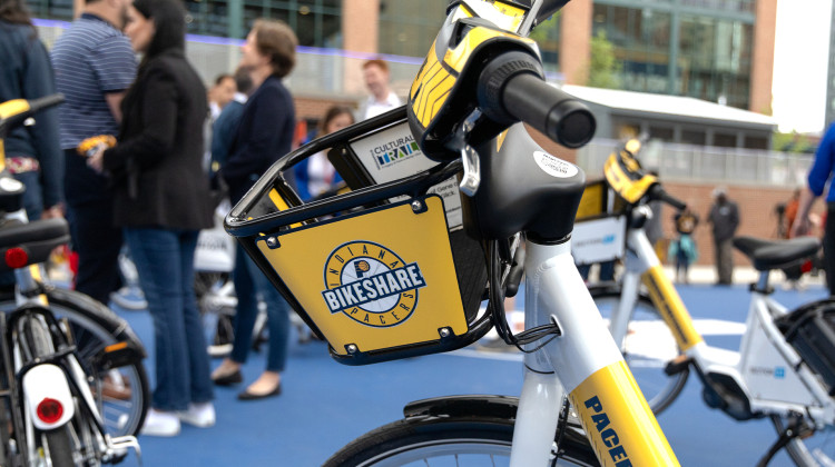 All Marion County residents are eligable for the IndyRides Free program through the Pacers Bikeshare website.  - Zach Bundy / WFYI