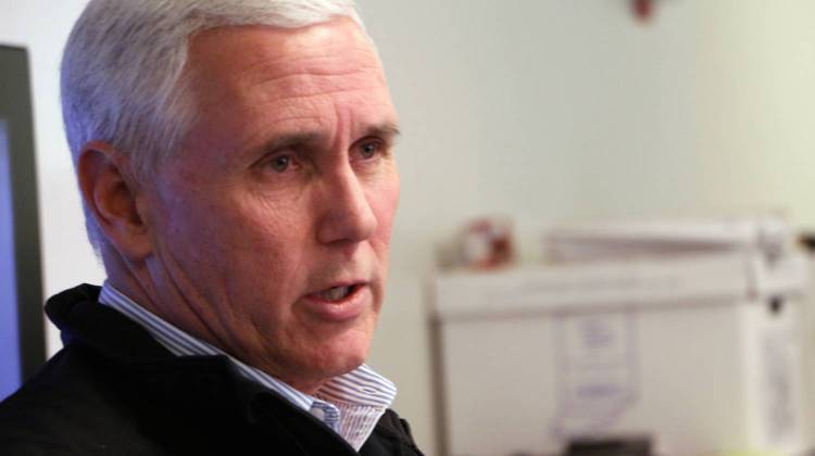 Gov. Mike Pence says he plans to announce his decision to run, or not run, for the GOP nomination in April.