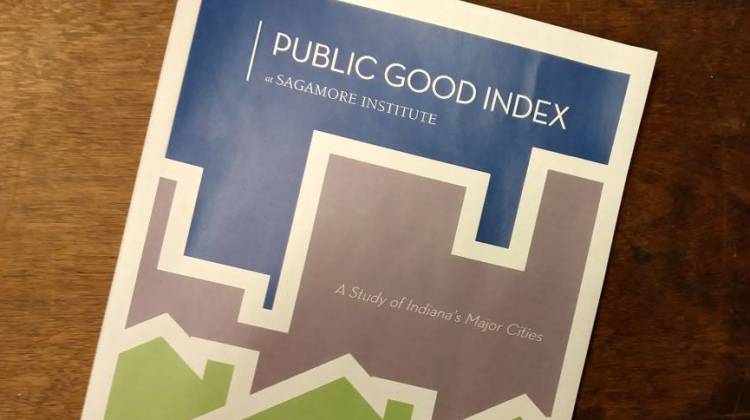The Public Good Index collected data on issues like mental health, poverty, education and income for Indianaâ€™s 11 largest cities. - Lauren Chapman/IPB News