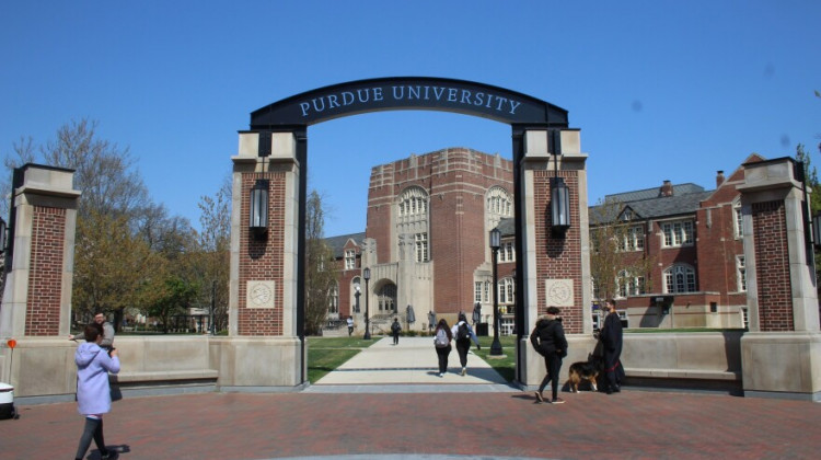 Purdue faculty are raising concerns about the process with which the incoming University President was selected. - Ben Thorp/WBAA